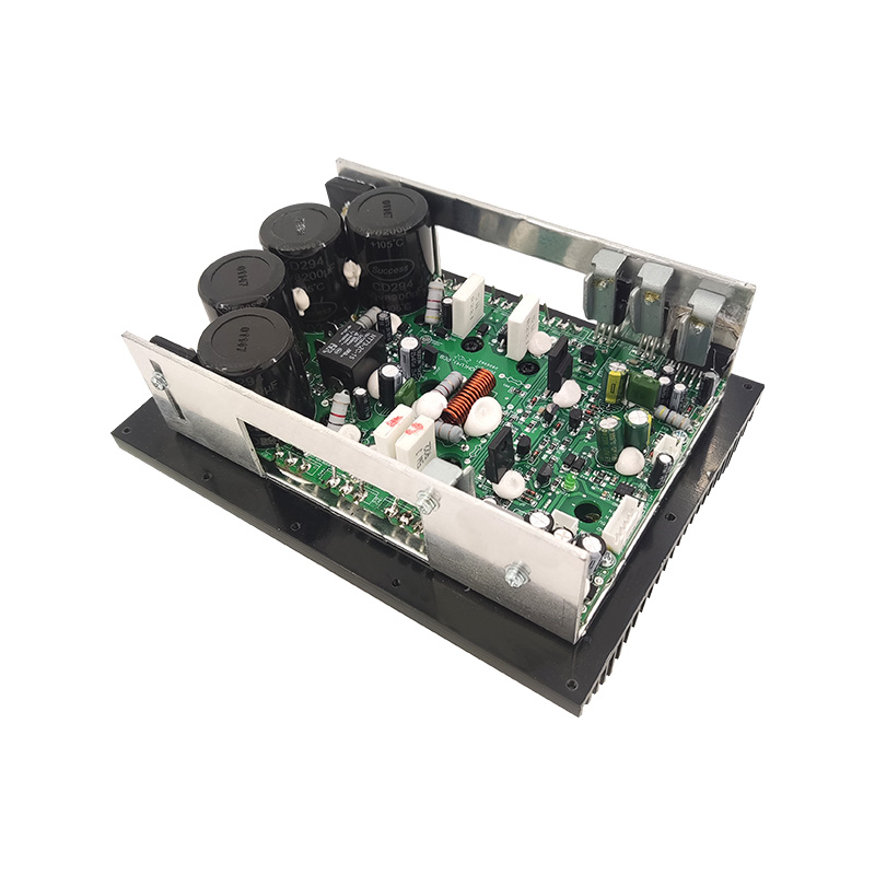 AMP500H+7294: U자형 알루미늄 라디에이터 클래스 H 전력 증폭기 모듈을 갖춘 LP 400W+HP 100W 강력한 출력